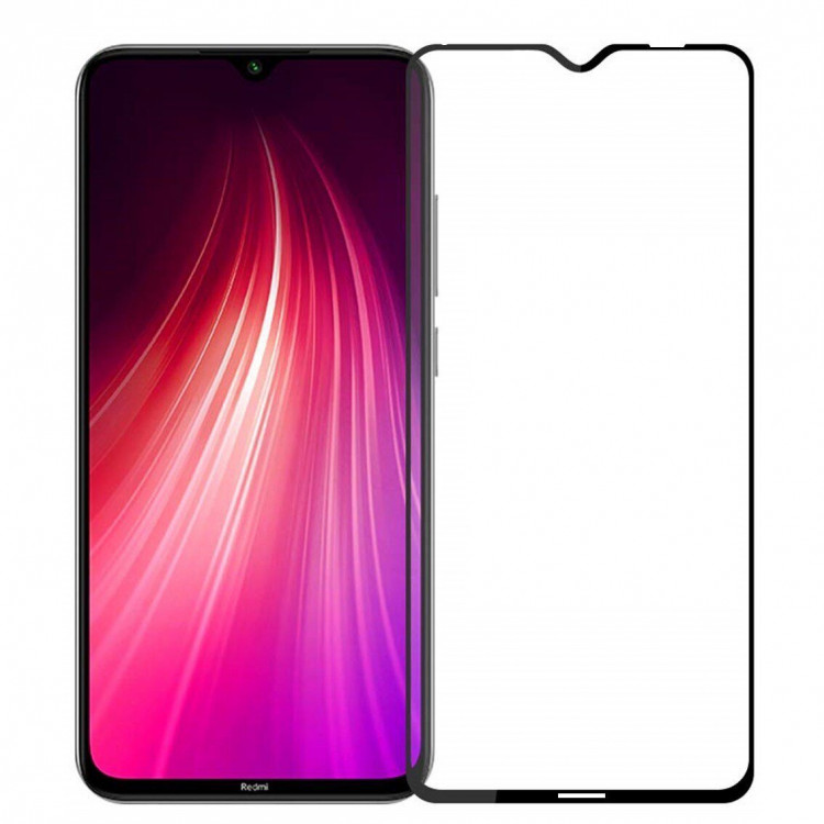Защитное стекло FULL 3D для Xiaomi Redmi Note 8 (черный)