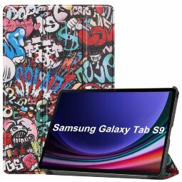 Чехол Smart Case для Samsung Galaxy Tab S9 (Graffiti)