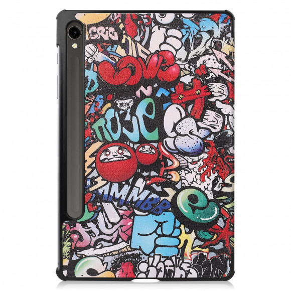 Чехол Smart Case для Samsung Galaxy Tab S9 (Graffiti)