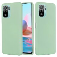 Силиконовый чехол Mobile Shell для Xiaomi Redmi Note 10 / Redmi Note 10S / Poco M5S (зеленый)