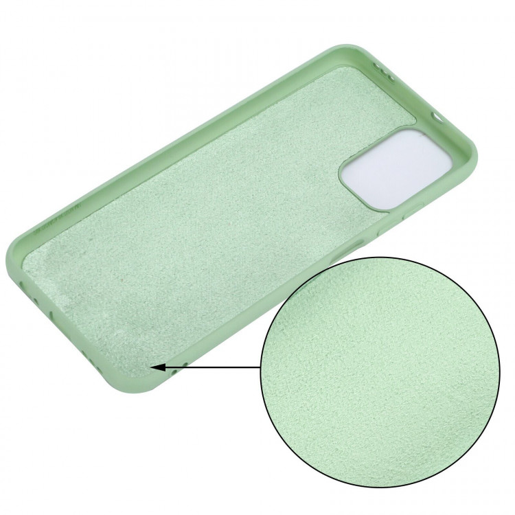 Силиконовый чехол Mobile Shell для Xiaomi Redmi Note 10 / Redmi Note 10S / Poco M5S (зеленый)