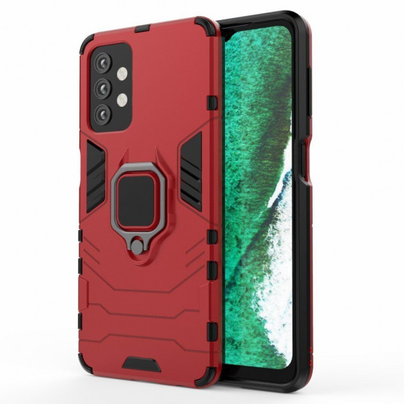 Чехол Armor Ring Holder для Samsung Galaxy A32 5G (красный)