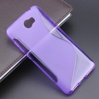 Нескользящий чехол для Huawei Y5 II / Honor 5A (LYO-L21) (фиолетовый)
