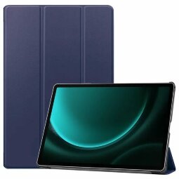 Планшетный чехол для Samsung Galaxy Tab S9 FE+ (Plus) (темно-синий)