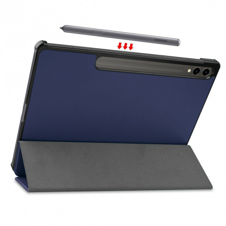 Планшетный чехол для Samsung Galaxy Tab S9 FE+ (Plus) (темно-синий)