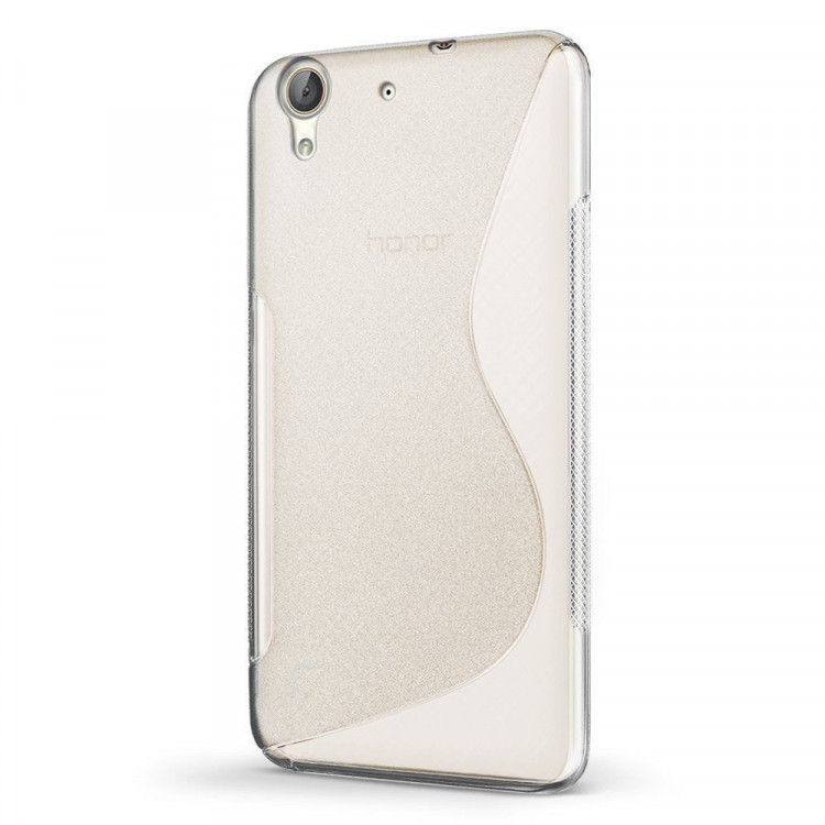 Нескользящий чехол для Huawei Y6 II (прозрачный)