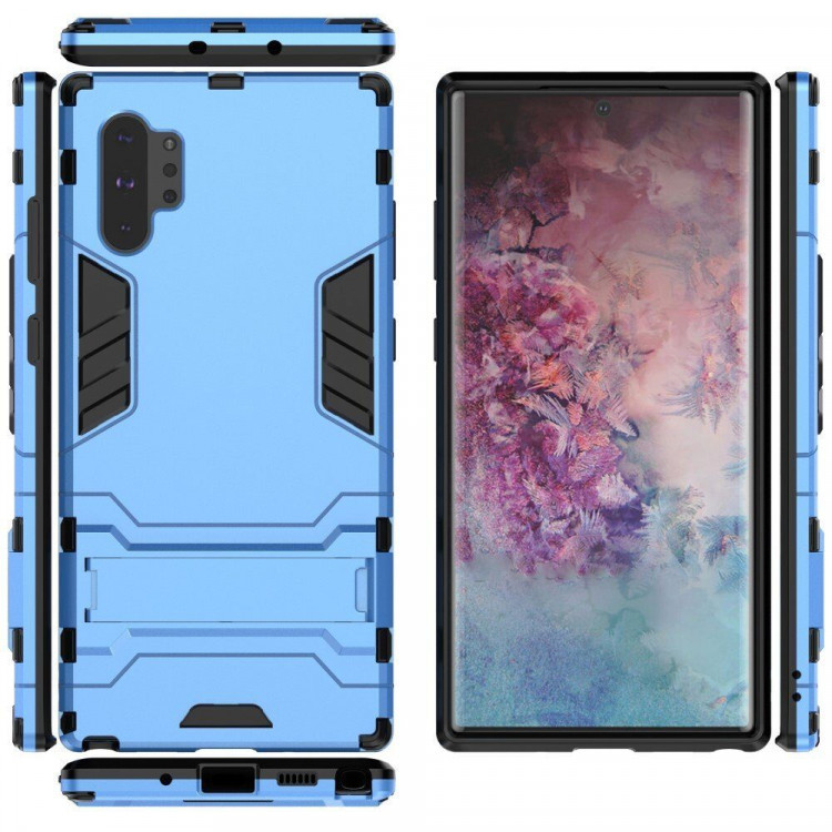 Чехол Duty Armor для Samsung Galaxy Note 10+ (Plus) (голубой)