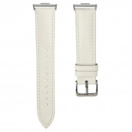 Кожаный ремешок для Huawei Watch Fit 3 (белый)