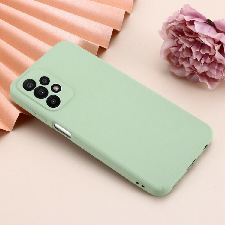 Силиконовый чехол Mobile Shell для Samsung Galaxy A23 4G (зеленый)