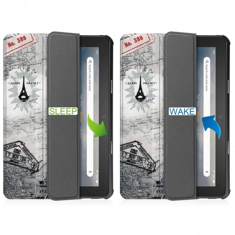 Чехол Smart Case для Amazon Fire 7 (2022) (Eiffel Tower)