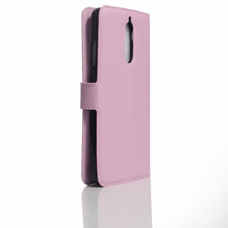 Чехол с визитницей для Huawei Mate 9 Pro (розовый)