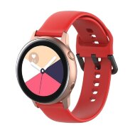 Силиконовый ремешок для Samsung Gear Sport / Gear S2 Classic / Galaxy Watch 42мм / Watch Active / Watch 3 (41мм) / Watch4 (красный) Силиконовый ремешок для Samsung Gear Sport / Gear S2 Classic / Galaxy Watch 42мм / Watch Active / Watch 3 (41мм) / Watch4 (красный)