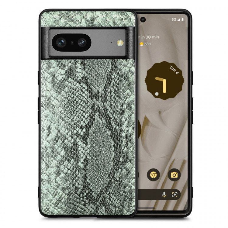 Чехол Snakeskin для Google Pixel 7 (зеленый)
