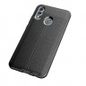 Чехол-накладка Litchi Grain для Huawei Honor 10 Lite / P Smart (2019) (черный)