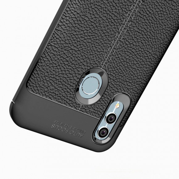 Чехол-накладка Litchi Grain для Huawei Honor 10 Lite / P Smart (2019) (черный) Чехол-накладка Litchi Grain для Huawei Honor 10 Lite / P Smart (2019) (черный)