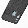 Чехол-накладка Litchi Grain для Huawei Honor 10 Lite / P Smart (2019) (черный)