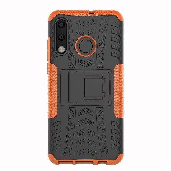 Чехол Hybrid Armor для Huawei P30 Lite / Huawei nova 4e / Honor 20S (MAR-LX1H) (черный + оранжевый) Чехол Hybrid Armor для Huawei P30 Lite / Huawei nova 4e / Honor 20S (MAR-LX1H) (черный + оранжевый)