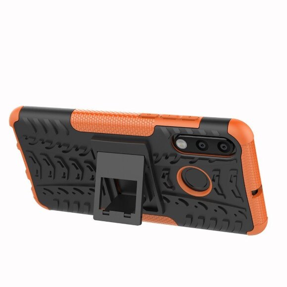 Чехол Hybrid Armor для Huawei P30 Lite / Huawei nova 4e / Honor 20S (MAR-LX1H) (черный + оранжевый) Чехол Hybrid Armor для Huawei P30 Lite / Huawei nova 4e / Honor 20S (MAR-LX1H) (черный + оранжевый)