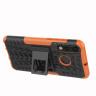 Чехол Hybrid Armor для Huawei P30 Lite / Huawei nova 4e / Honor 20S (MAR-LX1H) (черный + оранжевый)