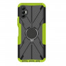 Чехол Armor Shockproof Ring Holder для Tecno Spark 8P (черный + зеленый)