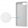 Силиконовый чехол Mobile Shell для iPhone 8 / iPhone 7 / iPhone SE (2020) / iPhone SE (2022) (белый)