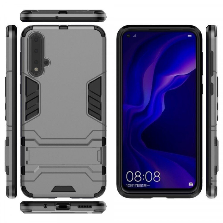 Чехол Duty Armor для Huawei nova 5 Pro / Huawei nova 5 (серый)