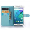 Чехол с визитницей для Motorola Moto X Style (голубой)