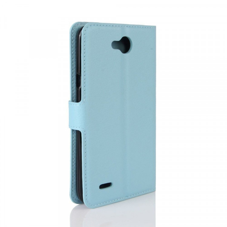 Чехол с визитницей для LG X Power 2 M320  (голубой)