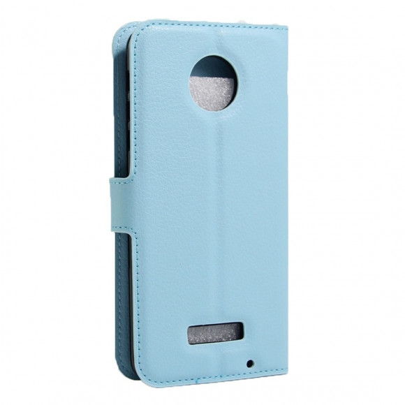 Чехол с визитницей для Motorola Moto Z Force (голубой) Чехол с визитницей для Motorola Moto Z Force (голубой)