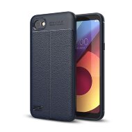Чехол-накладка Litchi Grain для LG Q6 / LG Q6a / LG Q6+ (темно-синий) Чехол-накладка Litchi Grain для LG Q6 / LG Q6a / LG Q6+ (темно-синий)