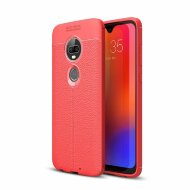 Чехол-накладка Litchi Grain для Motorola Moto G7 (красный) Чехол-накладка Litchi Grain для Motorola Moto G7 (красный)