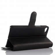 Чехол с визитницей для Lenovo S60 (черный) Чехол с визитницей для Lenovo S60 (черный)