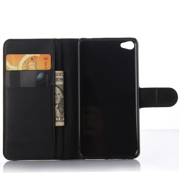 Чехол с визитницей для Lenovo S60 (черный)