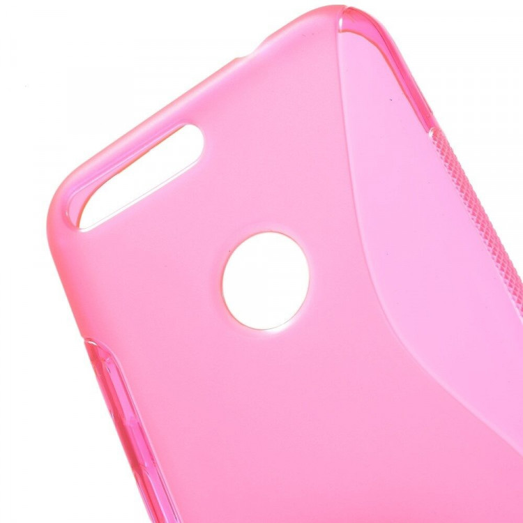 Нескользящий чехол для Google Pixel XL (малиновый)