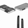 Чехол Hybrid Armor для Nokia 6 (2018) / Nokia 6.1 (черный + белый)