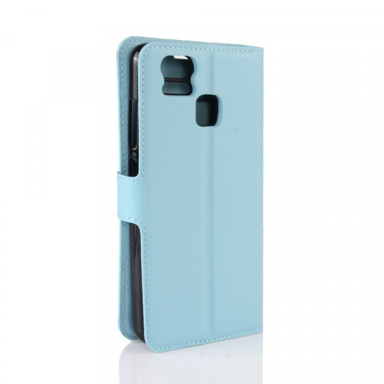 Чехол с визитницей для Asus Zenfone 3 Zoom ZE553KL (голубой)