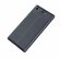 Чехол-накладка Litchi Grain для Sony Xperia XZ1 Compact (темно-синий)