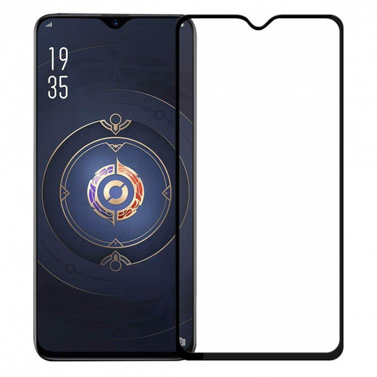 Защитное стекло 3D для Realme 5 Pro (черный)