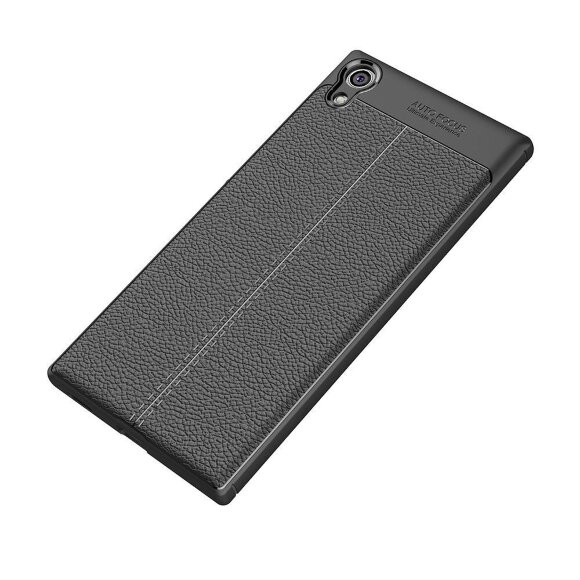 Чехол-накладка Litchi Grain для Sony Xperia XA1 Ultra (черный) Чехол-накладка Litchi Grain для Sony Xperia XA1 Ultra (черный)