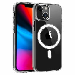 Чехол Clear Case MagSafe для iPhone 14 Plus (прозрачный)