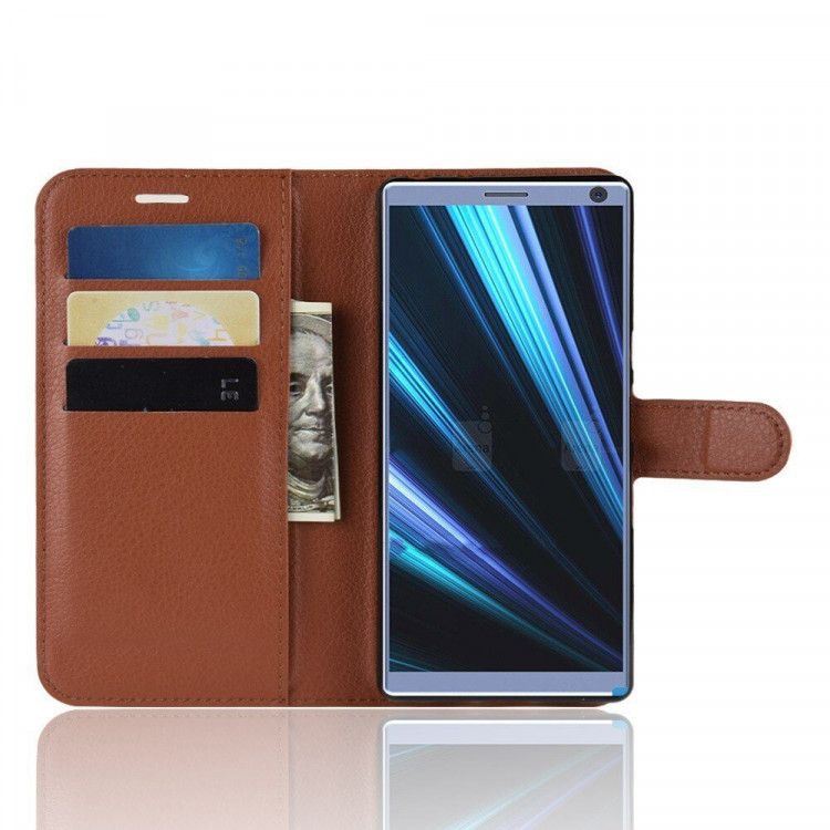 Чехол для Sony Xperia 10 Plus (коричневый)