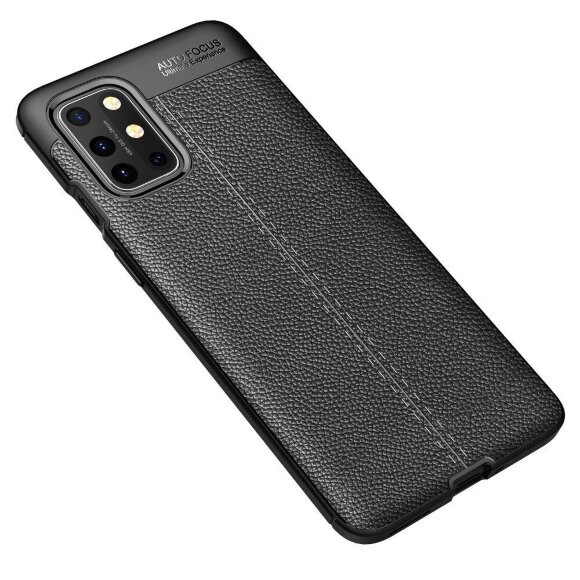 Чехол-накладка Litchi Grain для OnePlus 8T (черный) Чехол-накладка Litchi Grain для OnePlus 8T (черный)