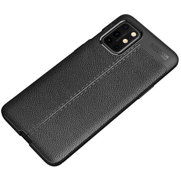 Чехол-накладка Litchi Grain для OnePlus 8T (черный) Чехол-накладка Litchi Grain для OnePlus 8T (черный)