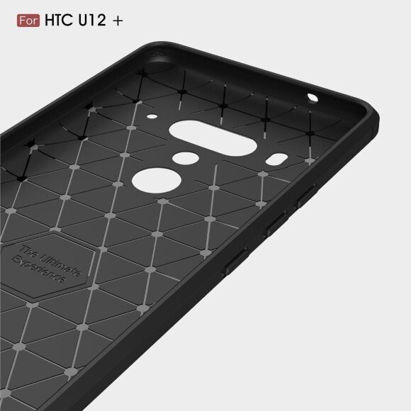 Чехол-накладка Carbon Fibre для HTC U12+ (Plus) (темно-синий) Чехол-накладка Carbon Fibre для HTC U12+ (Plus) (темно-синий)