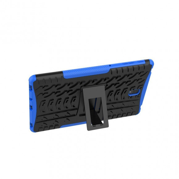Чехол Hybrid Armor для Samsung Galaxy Tab S4 10.5 SM-T830 / SM-T835 (черный + голубой)