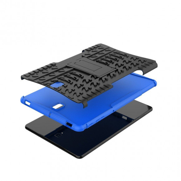 Чехол Hybrid Armor для Samsung Galaxy Tab S4 10.5 SM-T830 / SM-T835 (черный + голубой)