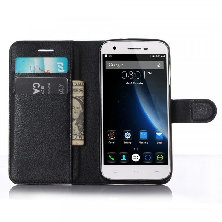 Чехол с визитницей для DOOGEE F3 / F3 Pro (черный)