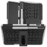 Чехол Hybrid Armor для Samsung Galaxy Tab S7+ (Plus) SM-T970 / SM-T975 и Galaxy Tab S8+ (Plus) SM-X800 / SM-X806 (черный + белый)