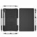 Чехол Hybrid Armor для Samsung Galaxy Tab S7+ (Plus) SM-T970 / SM-T975 и Galaxy Tab S8+ (Plus) SM-X800 / SM-X806 (черный + белый)