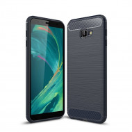 Чехол-накладка Carbon Fibre для Samsung Galaxy J4+ (Plus) (темно-синий) Чехол-накладка Carbon Fibre для Samsung Galaxy J4+ (Plus) (темно-синий)